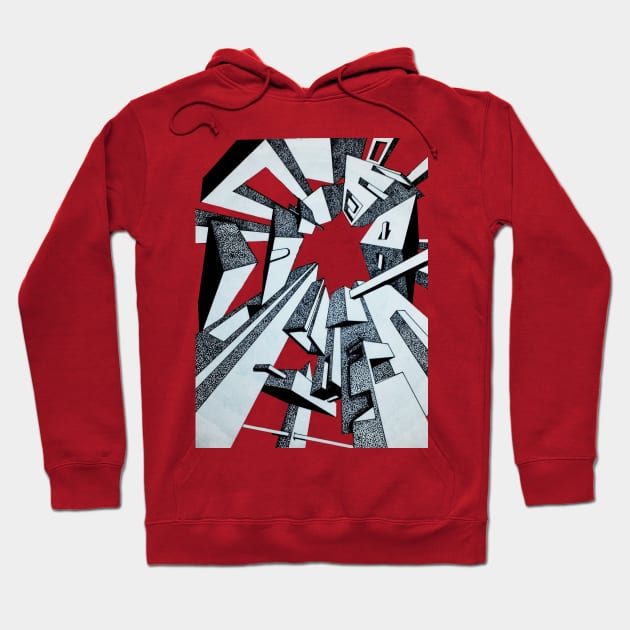 Radial Boxes Hoodie by baileyemilee